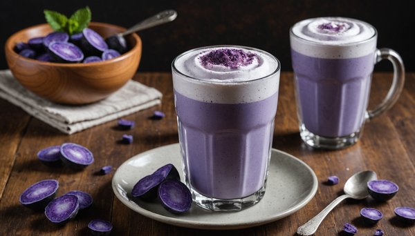Discover the benefits of ube latte: a healthy, delicious superfood drink